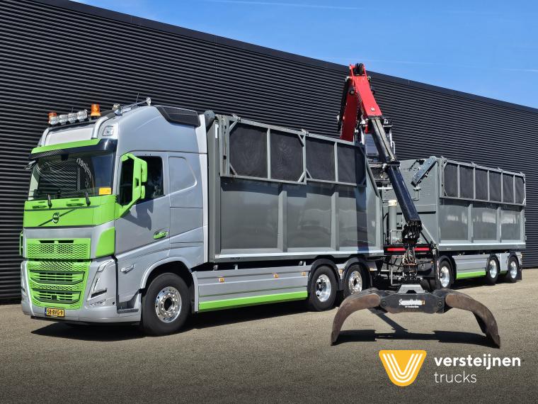 Volvo FH 500 6x2*4 / +TIPPER TRAILER / CRANE